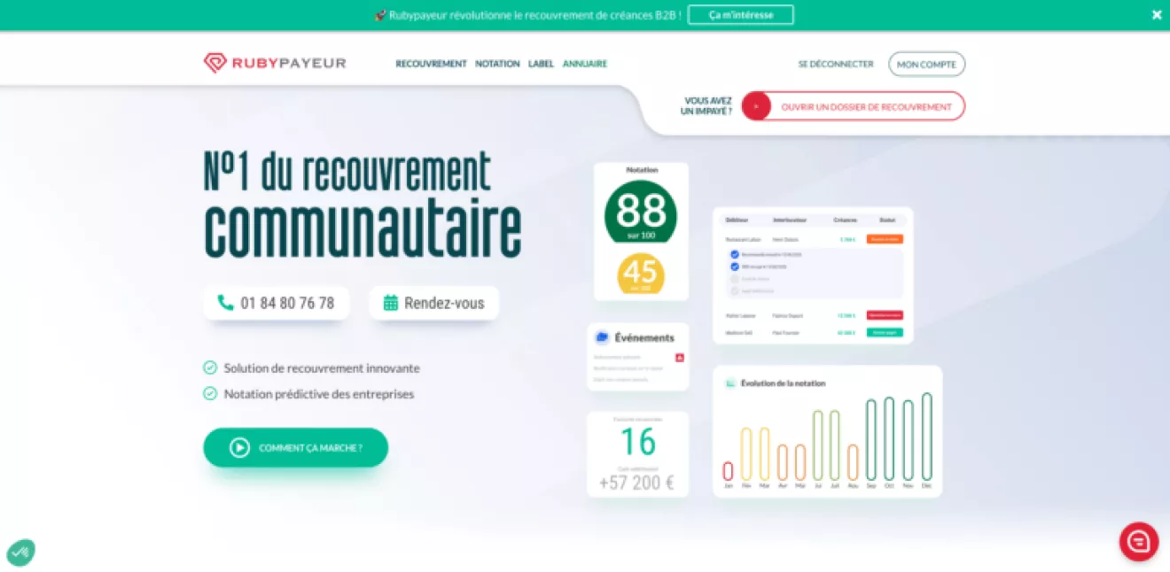 Ecran Partenaire Myunisoft RUBYPAYEUR