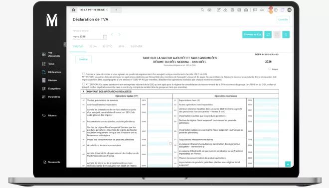 Produits MyU Comptable et Fiscale TVA
