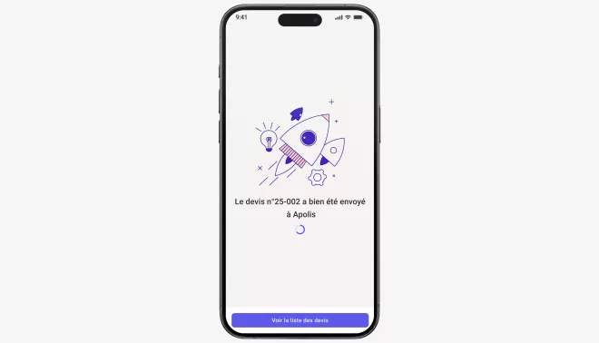 Application mobile