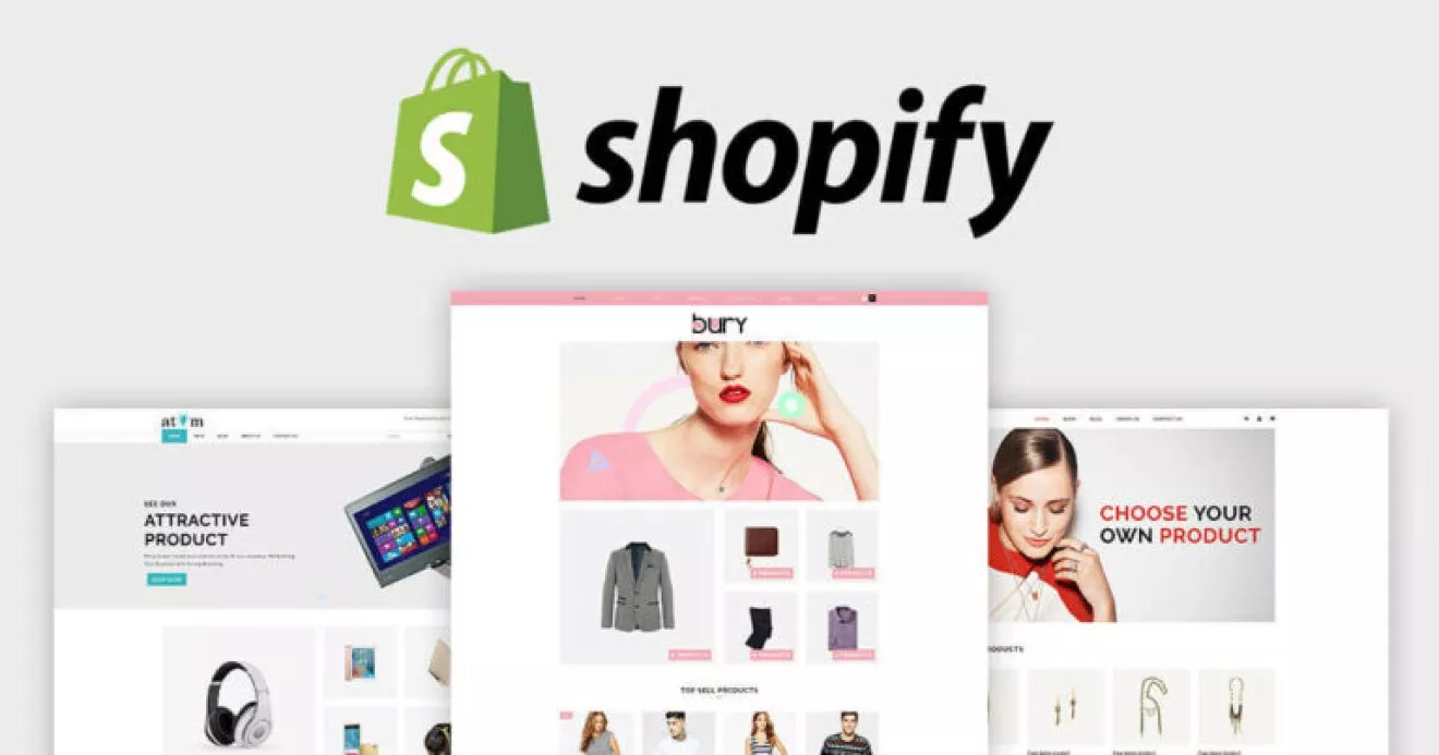 Ecran logiciel Shopify