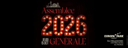 Assemblée générale 2026 organisée à Europa-Park le 15 octobre