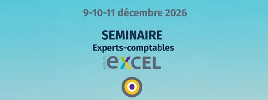 Séminaire du Groupe Excel du 9 au 11 décembre 2026