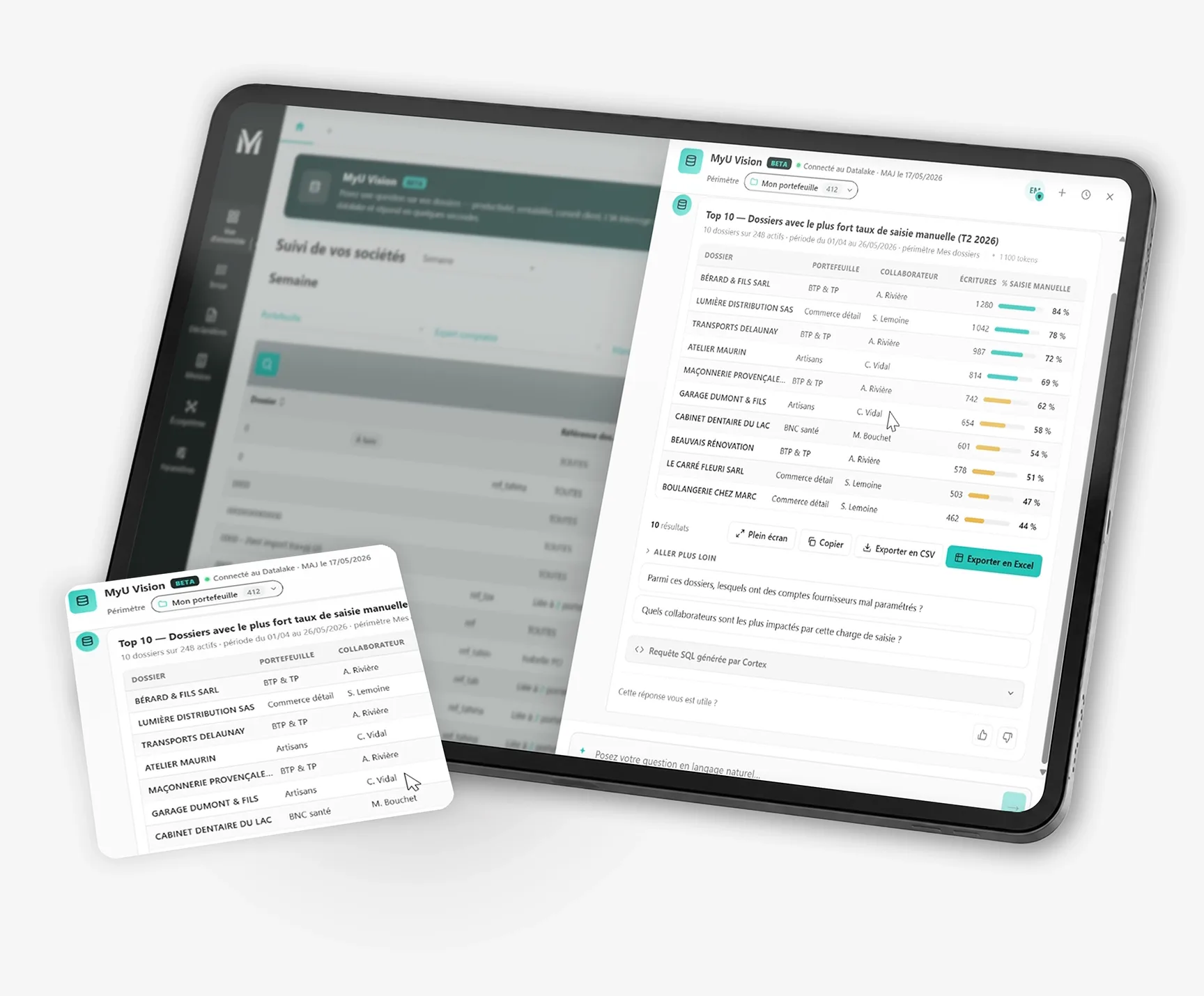 MyU Vision aide l'expert-comptable à identifier ses pertes de temps comptable grâce à l'IA