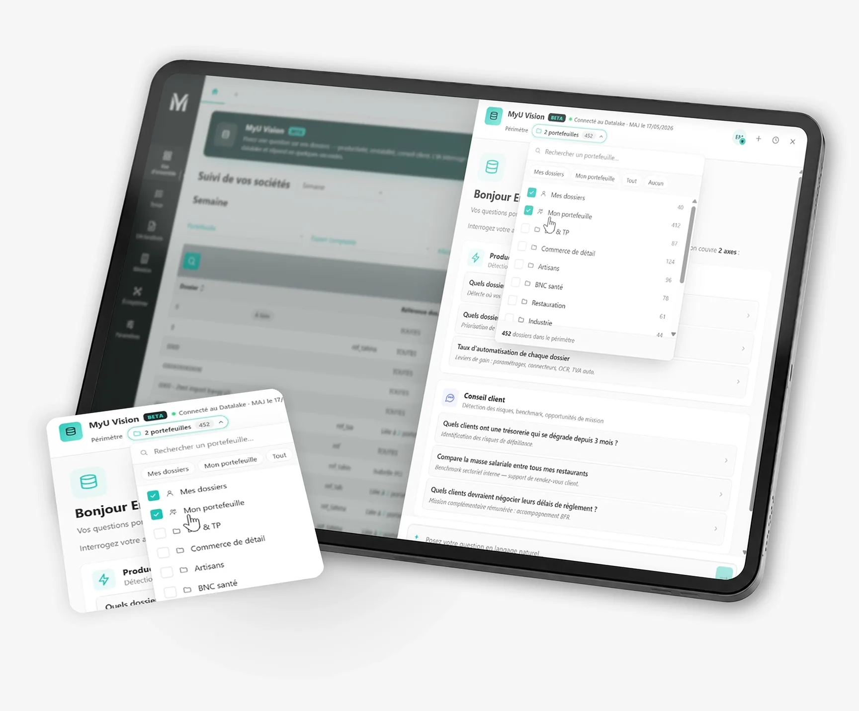 MyU Vision aide l'expert-comptable à identifier ses opportunités de conseil grâce à l'IA
